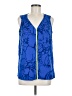 Liz Claiborne 100% Polyester Blue Sleeveless Blouse Size M - photo 1