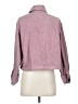 Zara 100% Cotton Purple Jacket Size XS - photo 2
