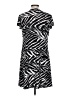 Elementz Graphic Black Casual Dress Size L (petite) - photo 2