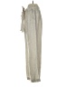 Magaschoni Stripes Tan Silver Linen Pants Size S - photo 5