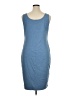 Peruvian Connection Blue Casual Dress Size XL - photo 2