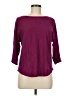 Chico's Purple Burgundy Pullover Sweater Size Med (1) - photo 1