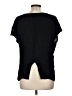 Trouve Metallic Black Short Sleeve Blouse Size M - photo 2
