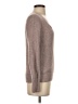 Madewell Gray Wrap-Front Pullover Sweater in Coziest Yarn Size XS - photo 4
