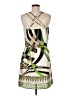 Glam 100% Polyester Graphic Green Cocktail Dress Size M - photo 2