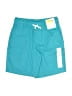 Cat & Jack Solid Teal Shorts Size 6 - 7 - photo 1
