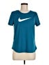 Nike 100% Polyester Teal Active T-Shirt Size M - photo 1