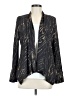 Haute Hippie Print Gray Blazer Size 8 - photo 1