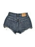 Levi's 100% Cotton Blue Denim Shorts Size 25 waist - photo 2