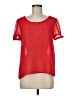 Pins and Needles Red Short Sleeve Top Size M - photo 1