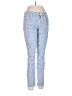 Tommy Hilfiger Checkered-gingham Blue Jeggings Size 8 - photo 1
