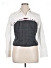 Cider White Long Sleeve Blouse Size 0X - photo 1