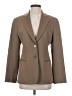 Lafayette 148 New York Solid Brown Wool Blazer Size 4 - photo 1
