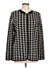 misook 100% Acrylic Houndstooth Black Cardigan Size L - photo 1