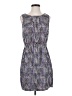 Bar III 100% Polyester Graphic Blue Casual Dress Size S - photo 1