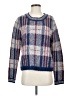 Sam Edelman Plaid Blue Pullover Sweater Size S - photo 1