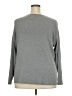 J.Jill 100% Pima Cotton Gray Pullover Sweater Size 3X - photo 2