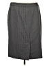 Nine & Co. 100% Polyester Houndstooth Gray Formal Skirt Size 12 - photo 2