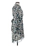 Julia Jordan 100% Polyester Print Teal Cocktail Dress Size 4 - photo 4