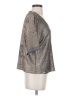 Deletta Metallic Silver 3/4 Sleeve Top Size S - photo 4