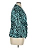 Alex Evenings Print Black Teal Blazer Size 1X - photo 4