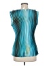 Worthington 100% Polyester Teal Sleeveless Blouse Size M - photo 2