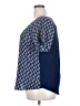 Tempted Hearts Blue Short Sleeve Blouse Size 2X - photo 5