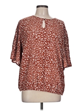 Jm Collection Short Sleeve Blouse