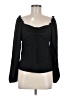 Love Tree 100% Polyester Black Long Sleeve Blouse Size M - photo 1