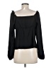 Love Tree 100% Polyester Black Long Sleeve Blouse Size M - photo 2
