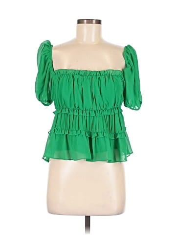 ASTR The Label Short Sleeve Blouse (view 1)