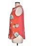 Papermoon Floral Orange Sleeveless Blouse Size L - photo 5