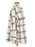 American Eagle Outfitters Plaid Ivory Coat Size L - photo 4