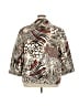 Alfred Dunner 100% Polyester Animal Print Ivory Blazer Size 22W - photo 2