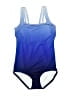 Lands' End Color Block Blue One Piece Swimsuit Size 4 - photo 1