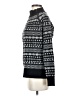 Lou & Grey Houndstooth Black Turtleneck Sweater Size XS - photo 5