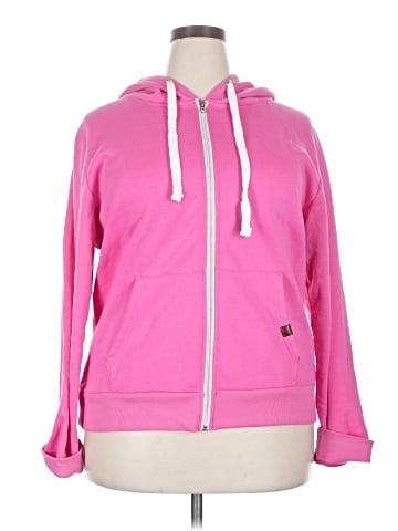 Doublju Zip Up Hoodie (view 1)