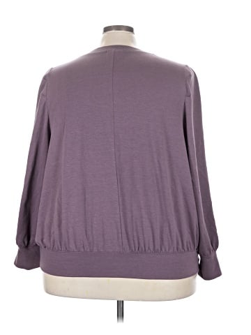 Lane Bryant 3/4 Sleeve T-Shirt (view 2)