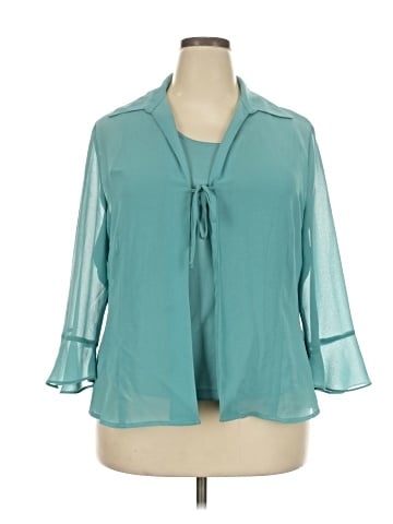 Cato 3/4 Sleeve Blouse (view 1)