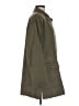 Gallery 100% Polyester Green Trenchcoat Size M - photo 4