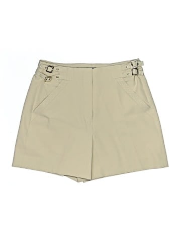 White House Black Market Khaki Shorts (view 1)