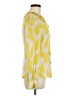 Tory Burch 100% Silk Yellow Long Sleeve Silk Top Size 8 - photo 4