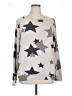 Buffalo by David Bitton Stars Silver Pullover Sweater Size XL - photo 1