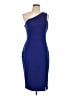Vince Camuto Solid Blue Cocktail Dress Size 10 - photo 1