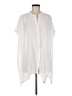 oasis 100% Rayon White Short Sleeve Blouse Size M - photo 1