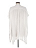 oasis 100% Rayon White Short Sleeve Blouse Size M - photo 2