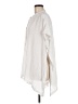 oasis 100% Rayon White Short Sleeve Blouse Size M - photo 5