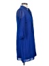 Calvin Klein 100% Polyester Blue Casual Dress Size 0 (petite) - photo 4
