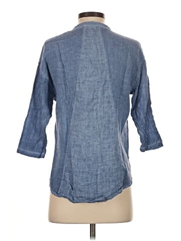 Tempo Paris 3/4 Sleeve Button-Down Shirt (view 2)