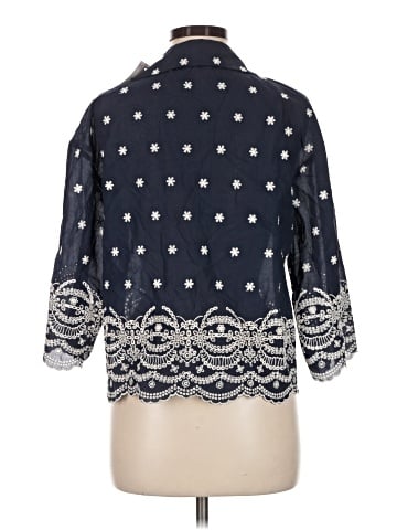 Zara 3/4 Sleeve Button-Down Shirt (view 2)